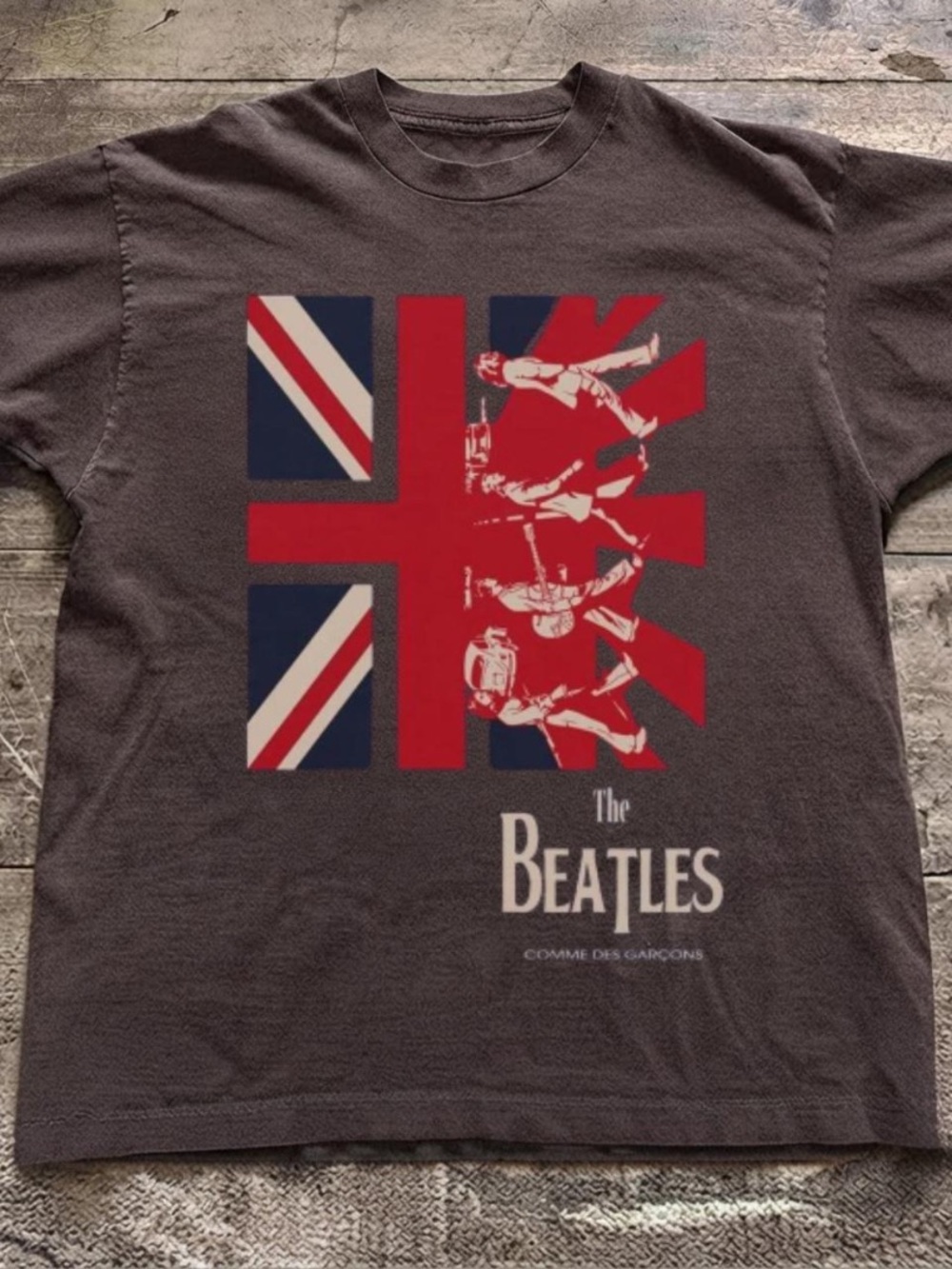 The Beatles Graphic Tee - Brown